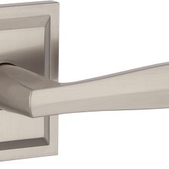 Alternative view of Baldwin 93530-011 Torrey Pines Privacy Lever for Bedroom or Bathroom Handle in Satin Nickel, Prestige Series with a Modern Contemporary Slim Design for Interior Doors Pack of 2