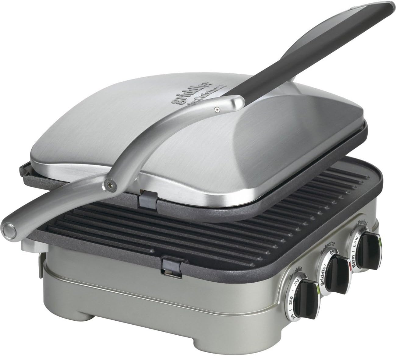 Cuisinart 5-in-1 Grill Griddler Panini Maker Bundle with Waffle Attachment (GR-4N) – Includes Grill and Waffle Plates - Image 7