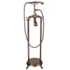 AKDY TF0053 Stand Alone Single Handle Floor Mounted Clawfoot Tub Faucet