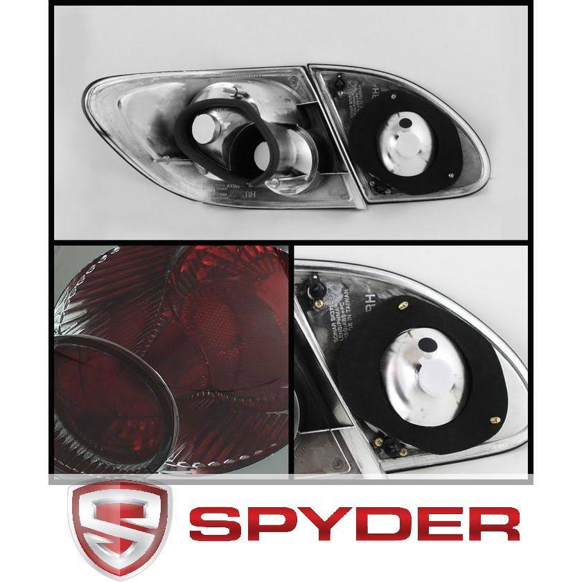 ( Spyder ) Toyota Corolla 03-08 Euro Style Tail Lights – Smoke 5033673 - Image 9