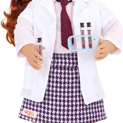 Alternative view of Our Generation Doll by Battat- Sia 18 Deluxe Posable Twin Science Fashion Doll with Book & Accessories- for Age 3 Years & Up
