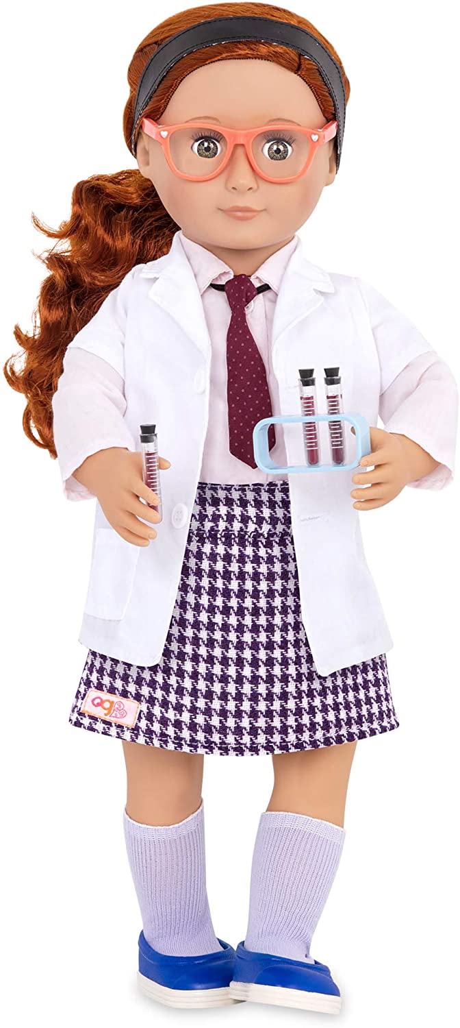 Our Generation Doll by Battat- Sia 18 Deluxe Posable Twin Science Fashion Doll with Book & Accessories- for Age 3 Years & Up - Image 2