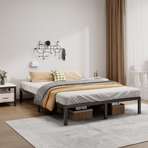 Metal Bed Frame Full Size – 14 Inch Heavy-Duty Full Platform Bed Frame No Box Spring Needed, Easy Assembly, Noise-Free, Sturdy Mattress Foundation, Underbed Storage Space - Image 10