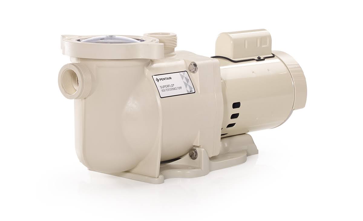 Pentair 340038 Stainless Steel SuperFlo Single Speed 115/230V 1HP Pool Pump - Image 8