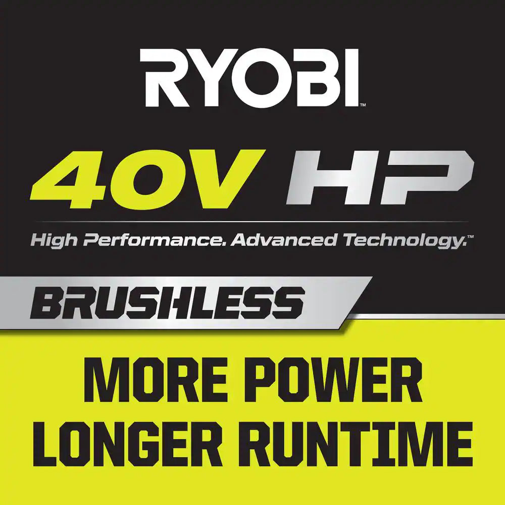 RYOBI RY405010BTL 40V HP Brushless 14 in. Cordless Battery Chainsaw (Tool Only) - Image 2
