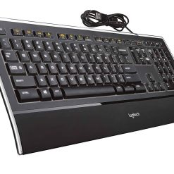 Alternative view of Logitech Illuminated Ultrathin Keyboard K740 with Laser-Etched