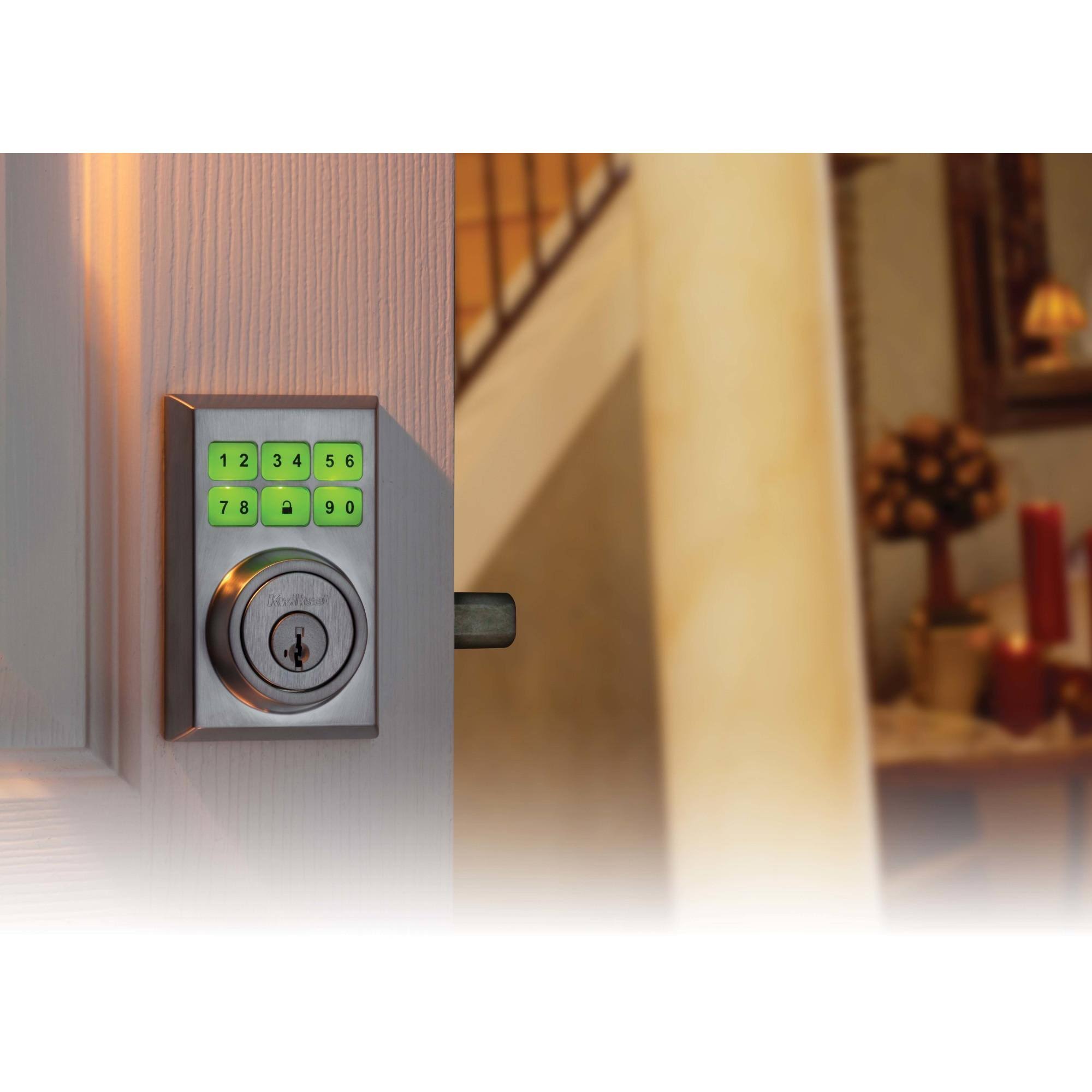 Kwikset 99090-022 SmartCode Electronic Deadbolt Featuring SmartKey, Polished Chrome - Image 3