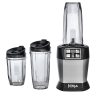 Ninja BL482 Nutri Ninja With Auto IQ Blender One Size, Silver/Black
