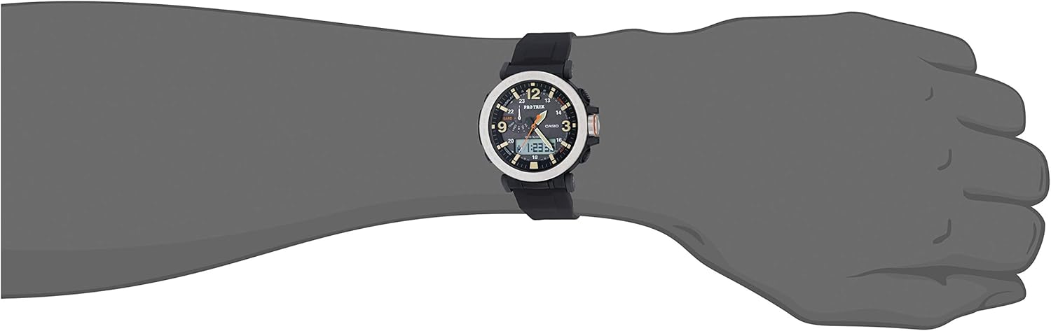 Casio Pro Trek Tough Solar Triple Sensor 52mm Analog-Digital Watch PRG-600-1CR - Image 2