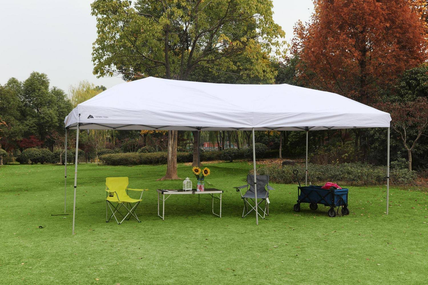 Ozark Trail 20×10 Straight Leg Instant Canopy (200 Sq. ft Coverage) - Image 7