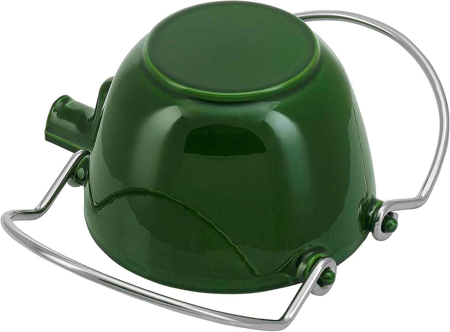 Staub Cast Iron 1-qt Round Tea Kettle – Basil, Made in France - Image 3