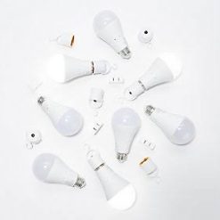 BrightLiving Set of 8 LED Light Bulbs w/ Built in Battery ,Daylight