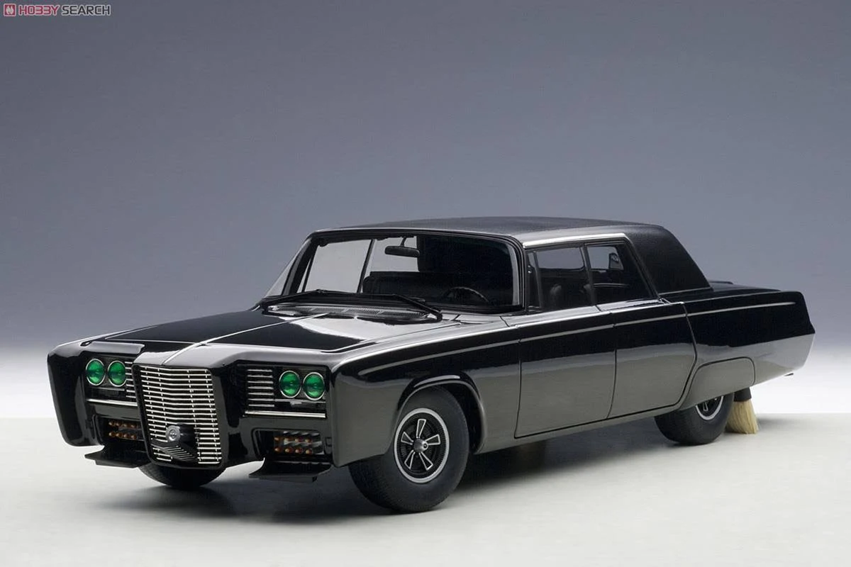Black Beauty Green Hornet Black TV Series 1/18 Diecast Model Car by AUTOart 2024 Best Sellers - Image 6