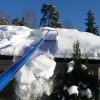 Snow Roof Rake by Avalanche! Original 500 with Slide Material: Easy Heavy Snow Removal for Standard Asphalt Shingled Roofs to Prevent Ice Dams and Damage. 17 Inch Wide, 16 Feet Long, 1.5 Inch Wheels