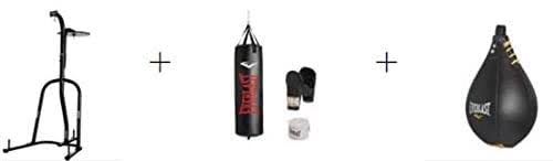 Everlast Dual Station Heavy Bag Stand, 100-Lb, Speedbag, Value Bundle - Image 3