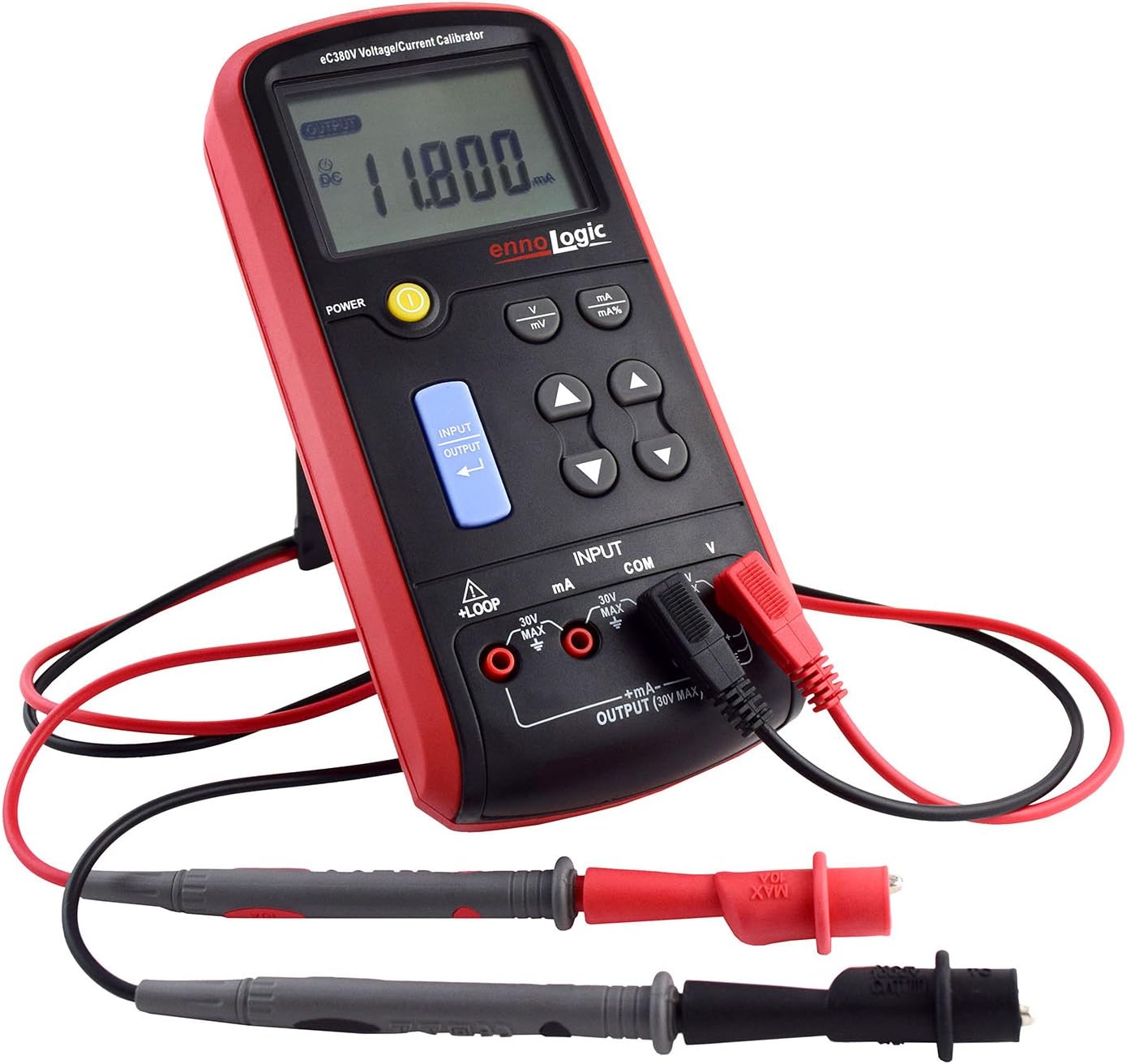 ennoLogic Volt mA Loop Process Calibrator eC380V – 0-20V and 4-20mA Signal Generator Simulator ?C Portable Precision Volt Millivolt and mA Generator and Meter for Transmitters, Current Loops, PLC - Image 2