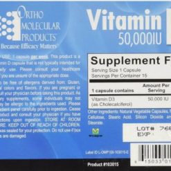 Alternative view of Vitamin D3 50000 IU Blister Pack 10 Pks Ortho Molecular