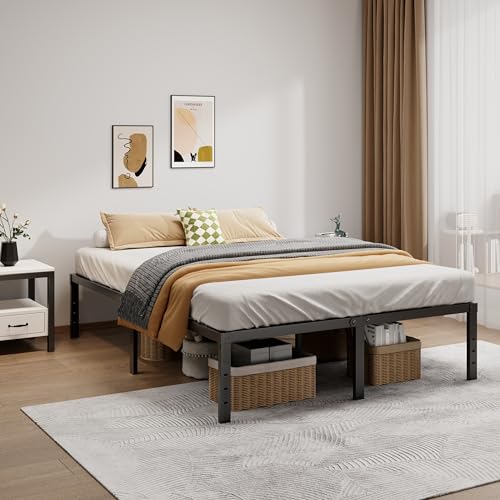 Metal Bed Frame Full Size – 14 Inch Heavy-Duty Full Platform Bed Frame No Box Spring Needed, Easy Assembly, Noise-Free, Sturdy Mattress Foundation, Underbed Storage Space - Image 5