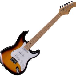 Alternative view of Pyle 97077080M Beginner Electric Guitar Package – Sun Burst