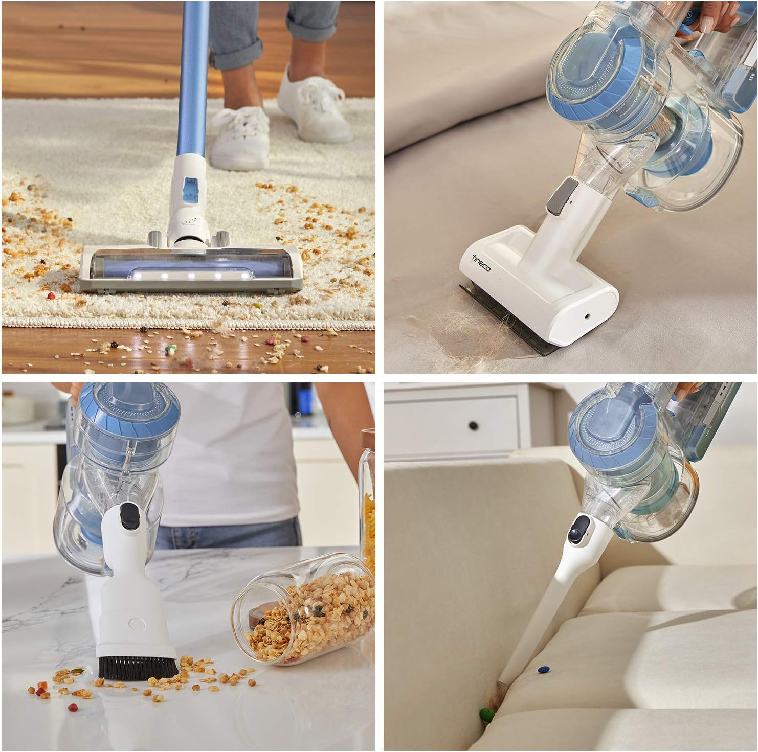 Tineco A11 Hero Cordless Lightweight Stick/Handheld Vacuum Cleaner, 450W Motor for Ultra Powerful Suction for Carpet, Hard Floor & Pet - Image 6