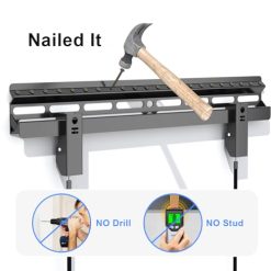 Alternative view of Suptek Studless TV Wall Mount for Most 23-60 Inch TVs up to 99 lbs, Low Profile No Drill TV Mount, Drywall TV Bracket with Max VESA 400x400mm, No Stud, No Drill, Easy Install, MF8