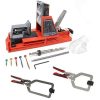 Armor Tool Auto Pocket Hole Jig w/ 3 inch u0026 6 inch Auto Adjust Multi Purpose Clamps, Size: One Size
