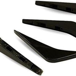 ACS Composite Rear Diffuser/Valance Fins ABS Plastic Injection for C7 Corvette Stingray Grand Sport and Z06 (Two (2) Per Tunnel (4 Total), Carbon Flash Metallic Black (Matches Rear Diffuser))