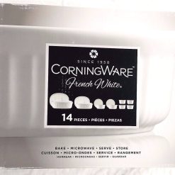 Alternative view of Corningware French White 14-Piece Bakeware Set