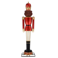 Alternative view of 2025 Animated Christmas Nutcracker Blow Mold Decoration, Multicolor, 9′, by Holiday Time