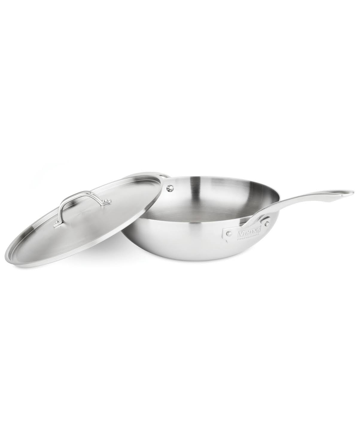Viking Professional 5-Ply 3-Quart Stainless Steel Saucier - Image 3
