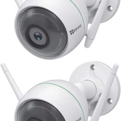 EZVIZ Security Camera Outdoor 1080P WiFi, 100ft Night Vision, Weatherproof, Smart Motion Detection Zone, 2.4GHz WiFi Only(C3WN, 2 Packs)