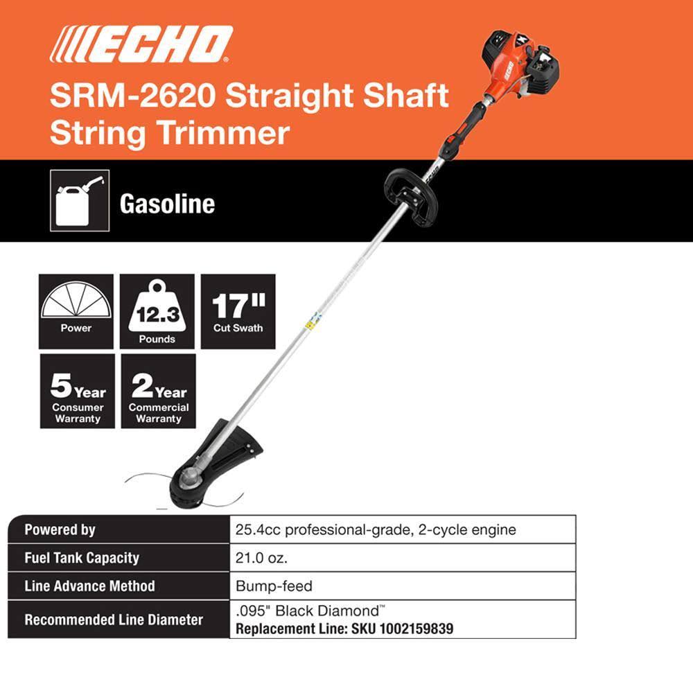 Echo 25.4 CC Gas 2-Stroke Cycle Straight Shaft Trimmer - Image 4