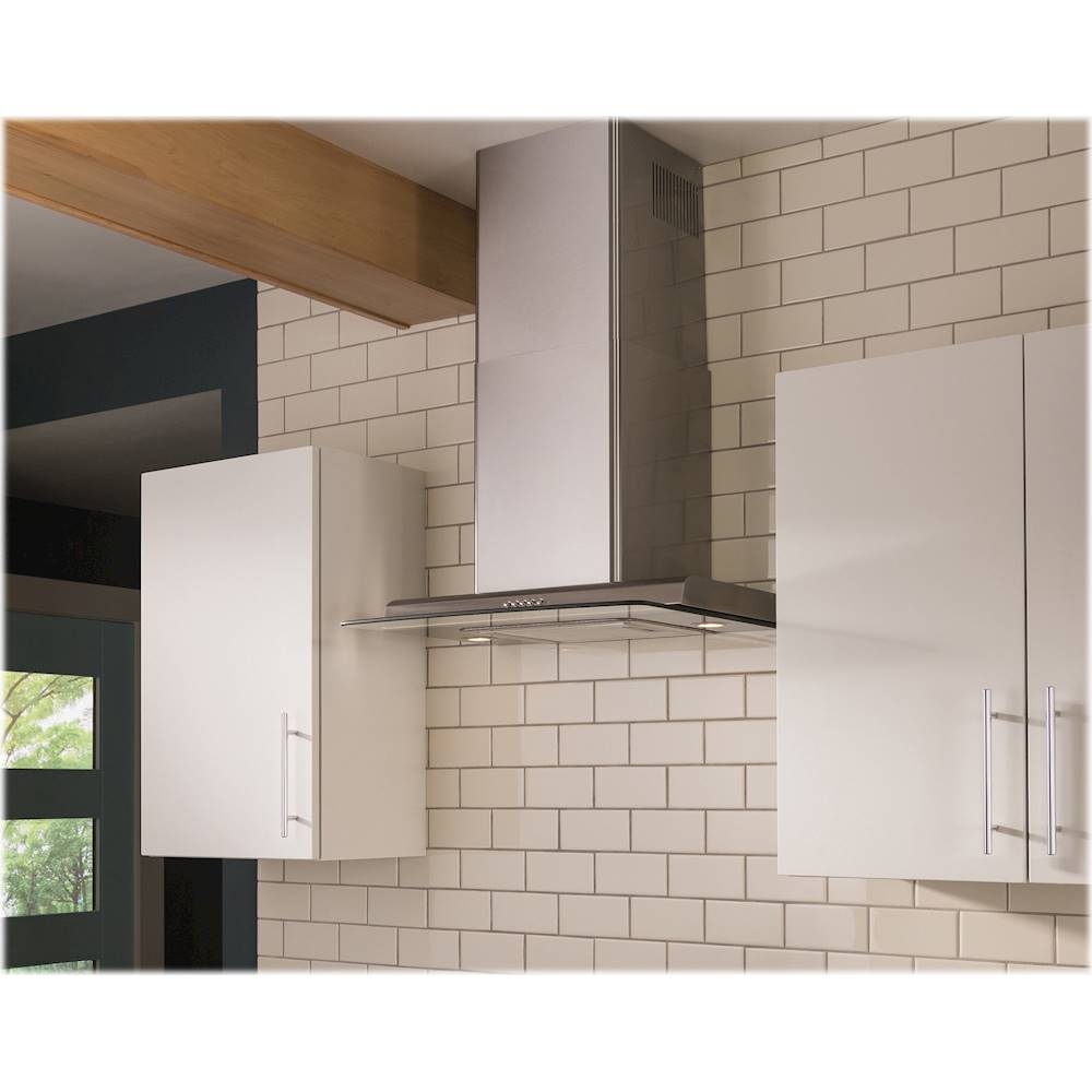 GE Profile – 24 Convertible Range Hood – Silver - Image 2