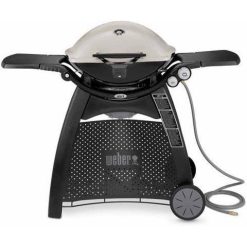 Weber Q-3200 Natural Gas Grill – Titanium/Beige