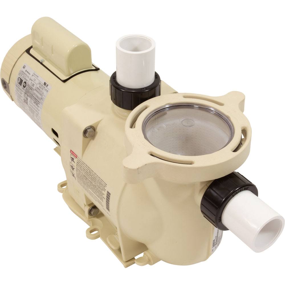 Pentair 340038 Stainless Steel SuperFlo Single Speed 115/230V 1HP Pool Pump
