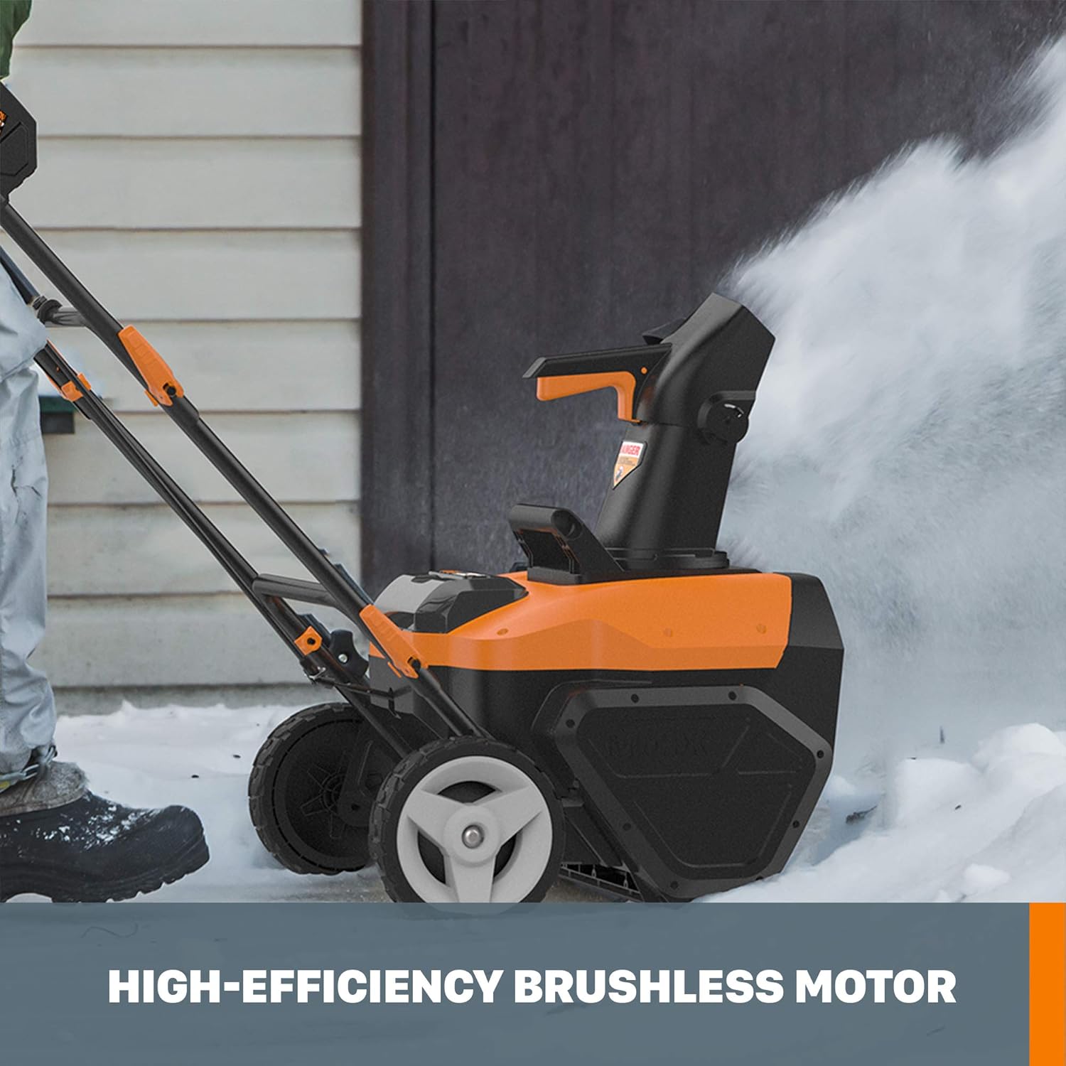 Worx WG471 40V Power Share 20 Cordless Snow Blower with Brushless Motor - Image 3