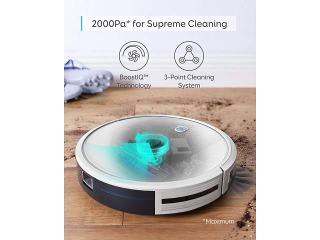 Eufy RoboVac 11S MAX Robotic Vacuum – Bagless – White - Image 2
