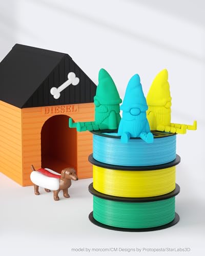 ELEGOO PLA Filament 1.75mm Bundle 4KG, 3D Printer Filament Dimensional Accuracy +/- 0.02mm, 4pcs 1kg Spool(2.2lbs) Fit Most FDM 3D Printers (Black, White, Dark Blue, True Red) - Image 25