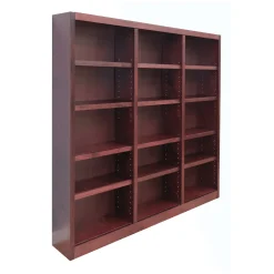 Alternative view of Concepts in Wood 72-inch Bookcase/Storage Unit Espresso Espresso Finish