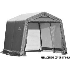 ShelterLogic 90504 Replacement Cover Kit for The Shed-in-a-Box 10 ft. x 10 ft. x 8 ft. Standard PE 7.5 oz. Gray