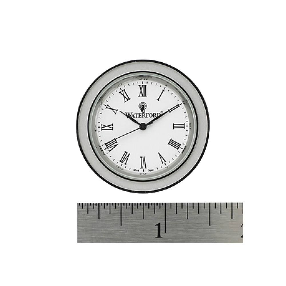 Waterford Silver Tone Clock Face Insert, Small 1 1/2 (2 Packs)