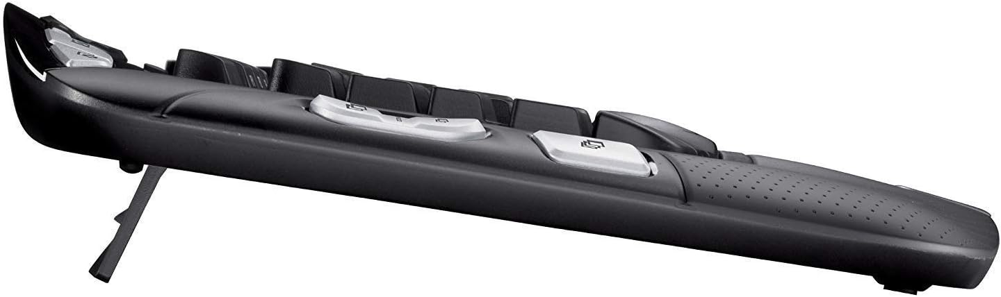 Logitech MK550 Wireless Wave K350 Keyboard and Mouse Combo ?? Includes Keyboard and Mouse, Long Battery Life, Ergonomic Wave Design with Wireless Mouse (with Mouse) - Image 5