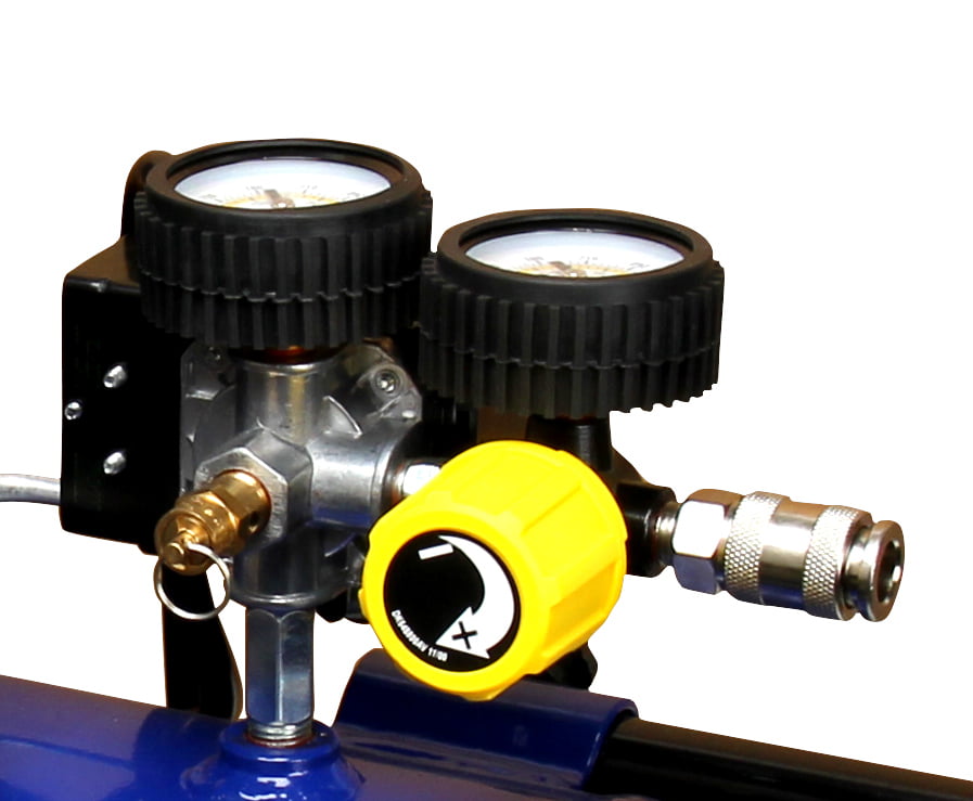 GOODYEAR 8 Gallon Portable Horizontal Oil Free. 150 Max Psi. Induction Motor Air Compressor - Image 3