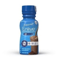 Ensure Enlive Nutritional Shake Chocolate 8 oz Bottle, Abbott 64283 – Case of 24