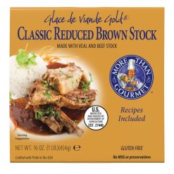 Alternative view of More Than Gourmet Glace De Viande Gold Reduced Brown Stock, 16-Ounce Packages