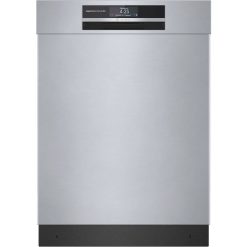 Bosch – 800 Series 24 Top Control Built-In Dishwasher with CrystalDry, Stainless Steel Tub, 3rd Rack, 42 dBa – Stainless steel