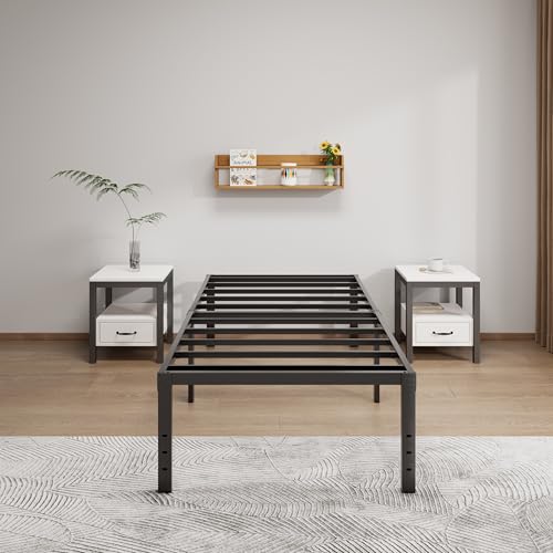 Metal Bed Frame Full Size – 14 Inch Heavy-Duty Full Platform Bed Frame No Box Spring Needed, Easy Assembly, Noise-Free, Sturdy Mattress Foundation, Underbed Storage Space - Image 26