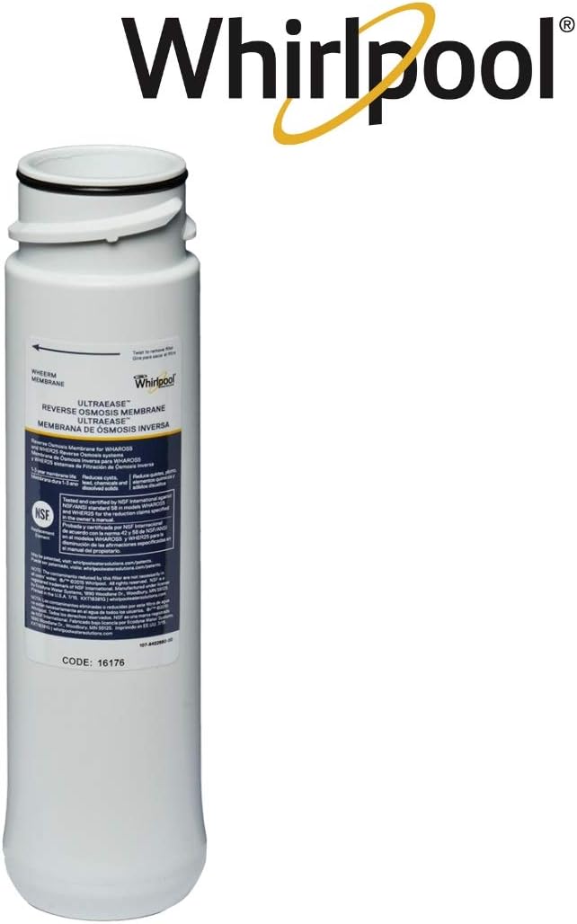 Whirlpool WHER25 Reverse Osmosis (RO) Filtration System With Chrome Faucet | Extra Long Life | Easy To Replace UltraEase Filter Cartridges, White - Image 6