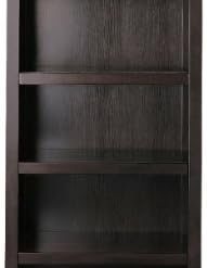 Alternative view of Threshold Carson 5 Shelf Bookcase, Espresso