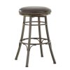 Copper Grove Tejeda Backless 24-inch Metal Swivel Stool (Bar Stool – Brown)